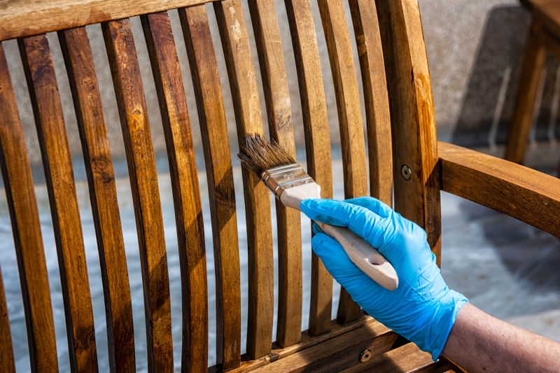 Danish Teak Furniture Refinishing detail